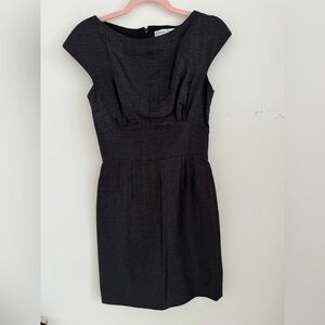 Christian Dior Tweed Dress Black. Size US 4/FR  36